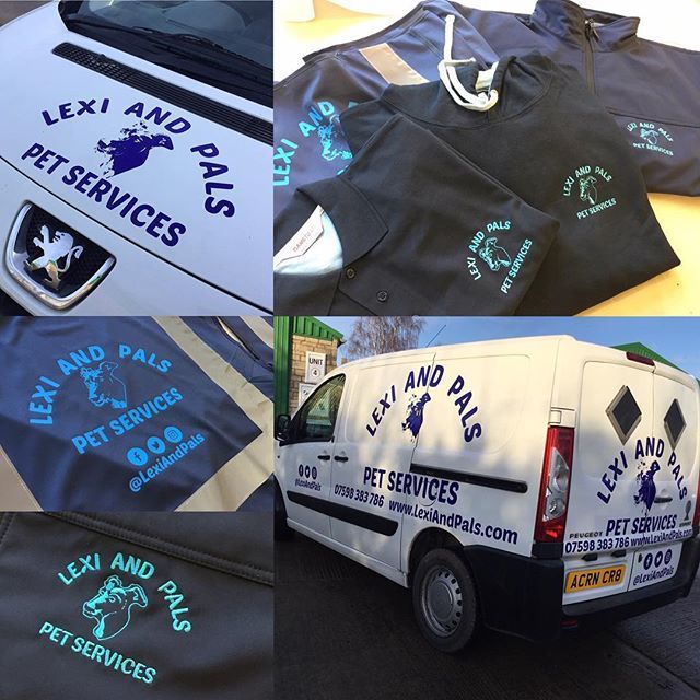 Acorn_Creative's tweet photo. Another Van this time for @lexiandpals Pet Services along with embroidered workwear and high visibility safety wear. #vehicleGraphics #workwear #highvisibility #embroideredworkwear #branding #signmaker https://t.co/DxyhtgbOX0 https://t.co/IQ22wP2HoI