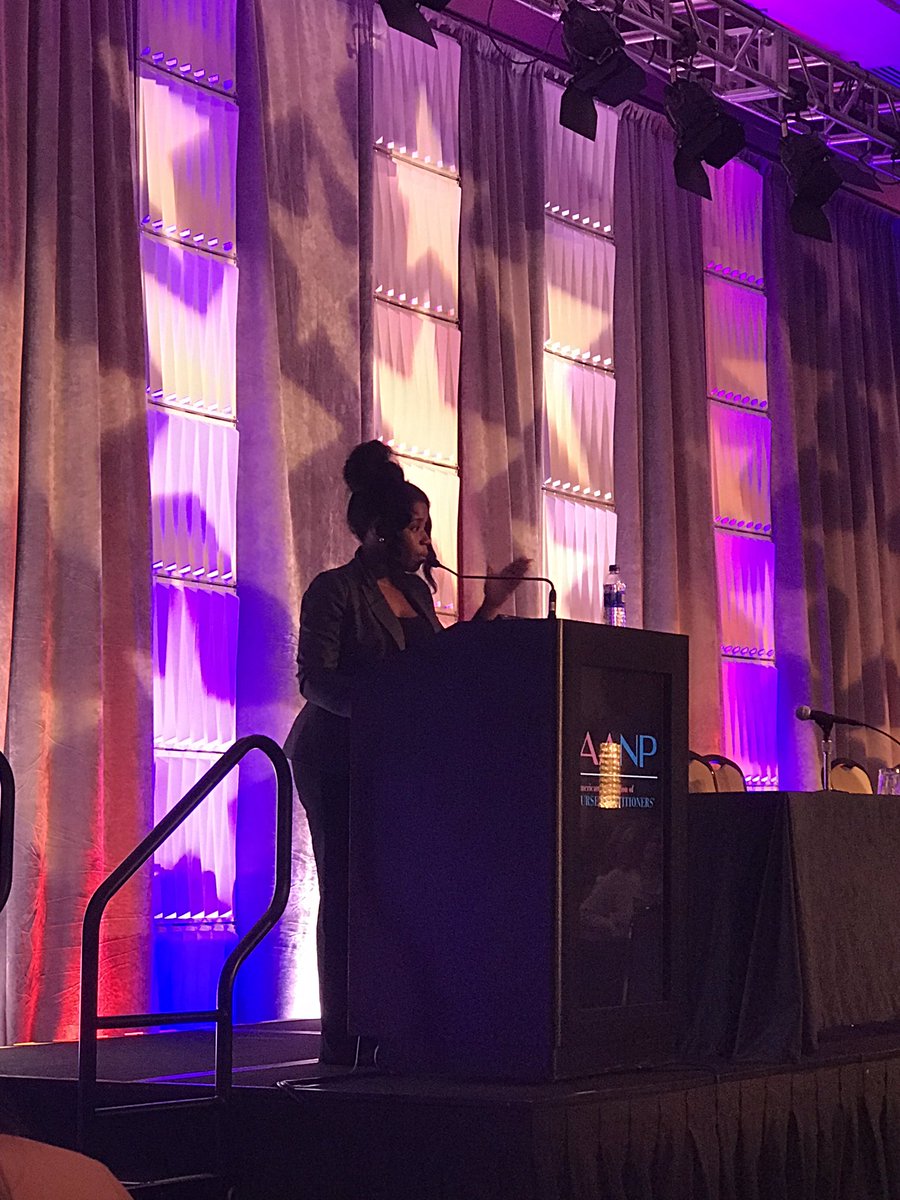 MICNP_UMSN's tweet photo. Tamyra Garcia presenting CMS Update: MACRA to start our morning! #AANPHPC https://t.co/5ql3kUYpL8