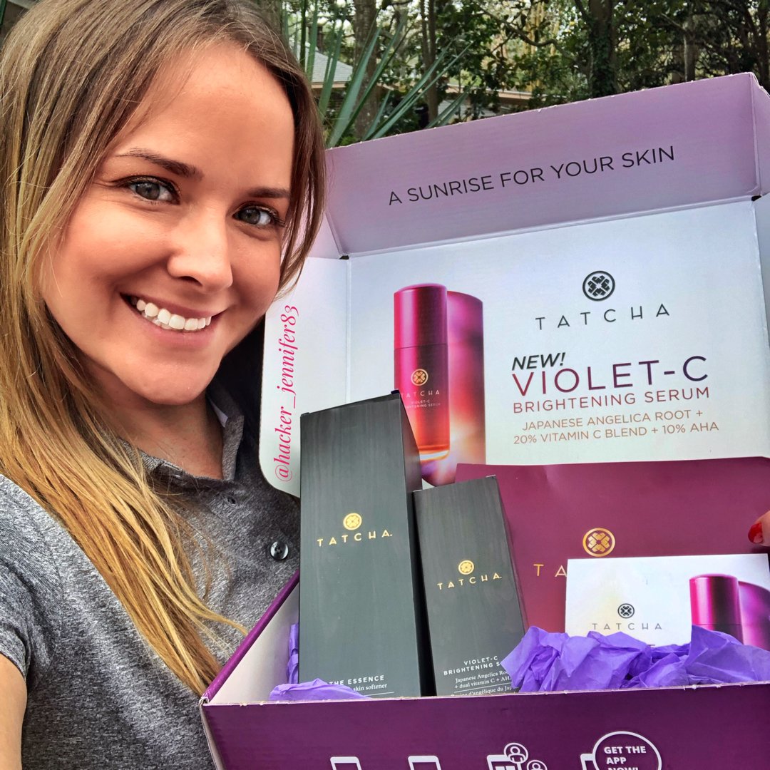 JennHacker83's tweet photo. Checkout these Amazing Products I received Complimentary for testing and my honest review. These products are fabulous and have truly helped my complexion and has my face glowing! @Influenster @tatcha #ISeeVioletC #VioletCandMe #complimentary https://t.co/Ik1JoRG4sV