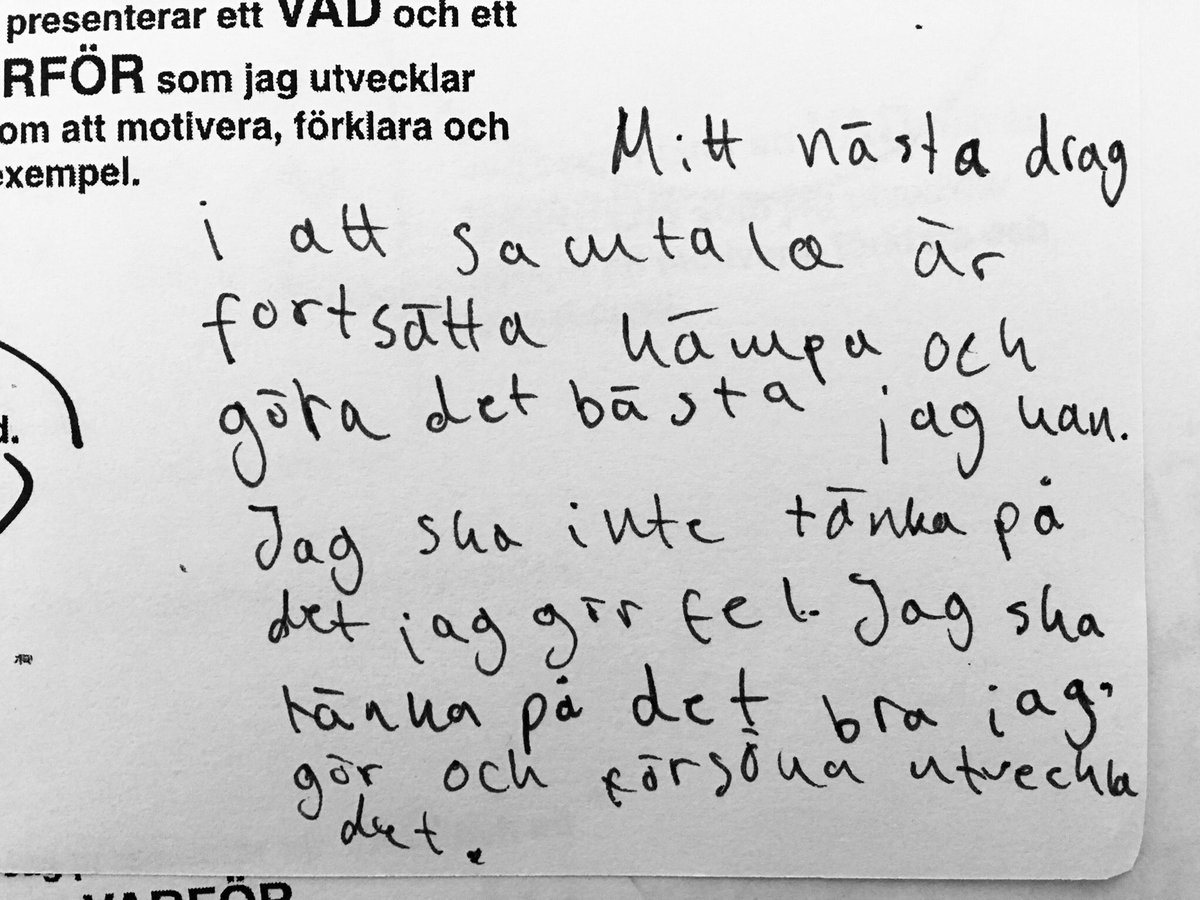 visesiskolan's tweet photo. Tricket är att alltid ha en plan för sitt nästa drag, sa jag till 7C idag. Vilket är ert nästa drag, gällande förmågan att samtal, undrade jag sen...#samtala #essirockärmen #strategier #7C https://t.co/JJ7H27pMyr
