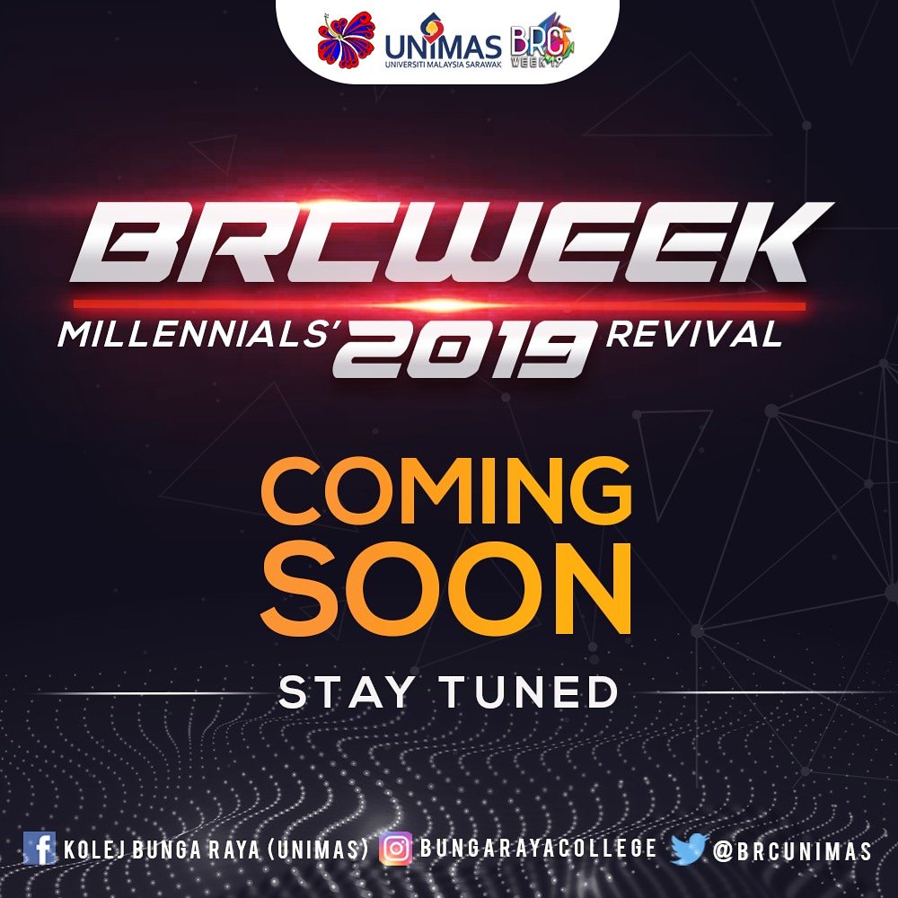 brcunimas's tweet photo. [BRC WEEK 2019: MILLENNIALS' REVIVAL]

It's coming again !! Are you guys excited for the most awaited college event ?

This time, with more interesting and amazing events await you in BRC Week 2019: MILLENNIALS' REVIVAL

#ROADTOBRCWEEK
#BRCWEEK2K19
#MILLENIALSREVIVAL https://t.co/56uSuavBai
