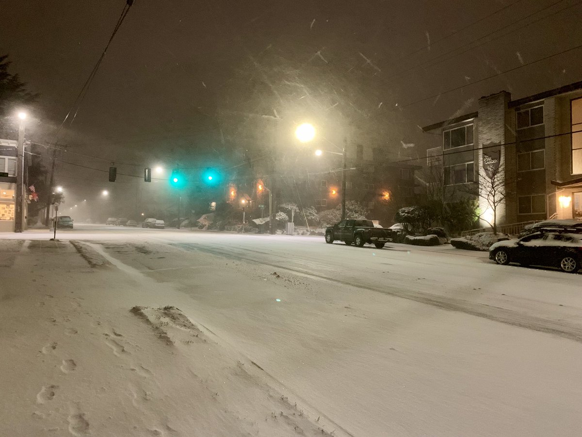 Seattle Blizzard 2019 #ballard #Seattle #pnw #SnowMageddon2019 #snow #snowday #seattlesnow