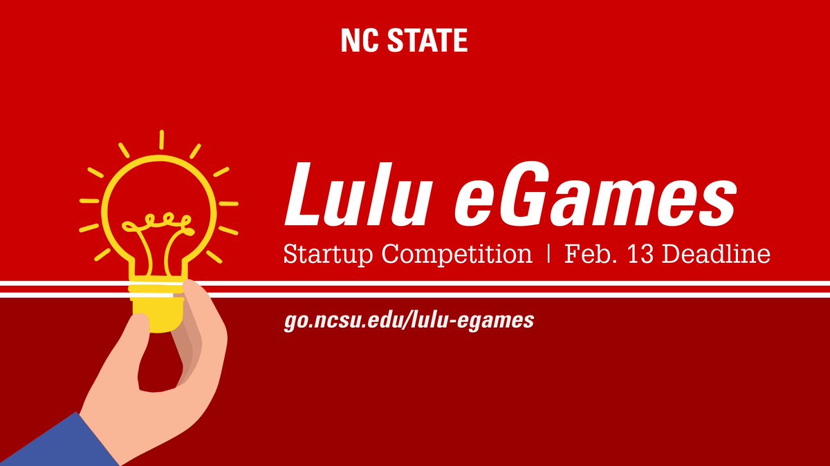 Interested in competing in @ncstate's #Lulu_eGames, but unsure where to start? Come to the <a href="/NCState/">NC State University</a>eGarage for an info session tomorrow night at 6:00 p.m. ncstateent.news/egames-info