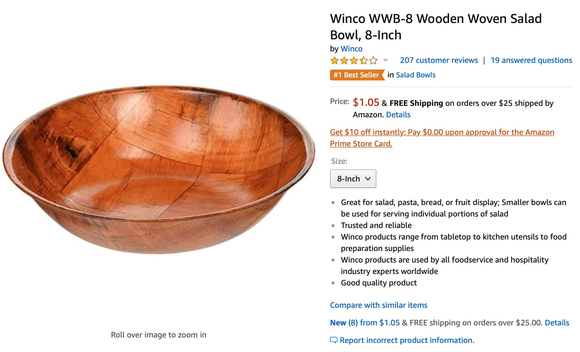 Kinja Deals On Twitter Wood Salad Bowl For 1 Temporarily Out Of Kinja Dealsverified Account