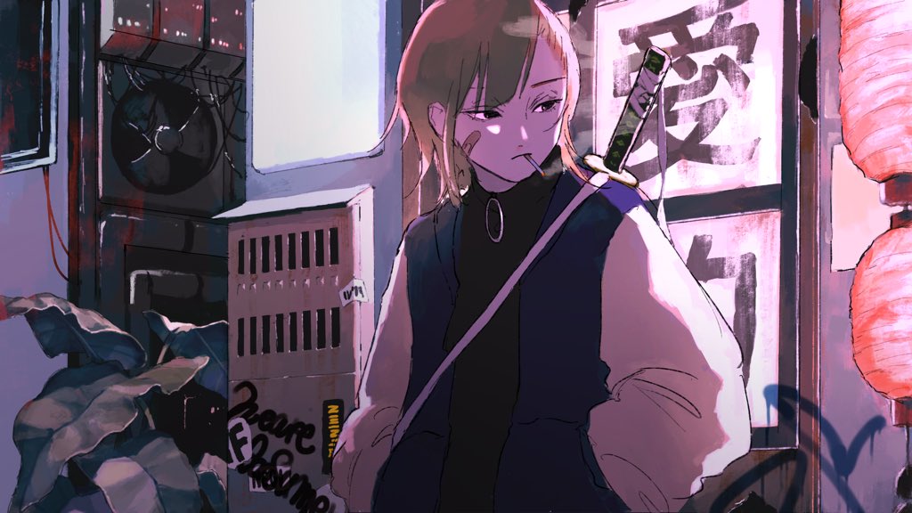 「Nagiさんの新曲に絵描かせてもらいました!
https://t.co/MnRF」|りく Ligtonのイラスト