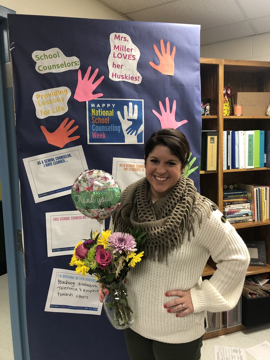 nikkihcostello's tweet photo. Happy National School Counseling Week! The Huskies appreciate you, Cassie Miller! #bcpshuskies #ignitelearningbcps https://t.co/Q9CpcUJV1o