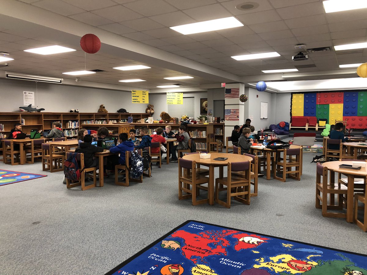 What a wonderful way to start the week. The PES library full of students who arrive before school to explore, create, and learn with our STEAM resources. Thank you to the Education Foundation for helping to create this opportunity for our students. #KISDParkviewProud