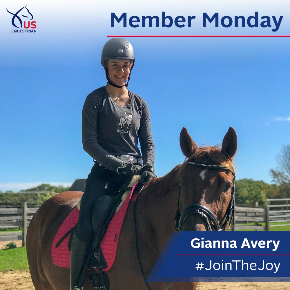 This week's #MemberMonday is Gianna Avery, pictured with her Thoroughbred, Tie the Knot!

Want to be featured? Email us at social@usef.org or use #JoinTheJoy!