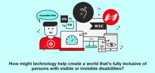 learningcodeyfc's tweet image. February is all about accessibility. Learn about how might technology help create a world that is fully inclusive of persons with visible or invisible disabilities? hubs.ly/H0grFkw0