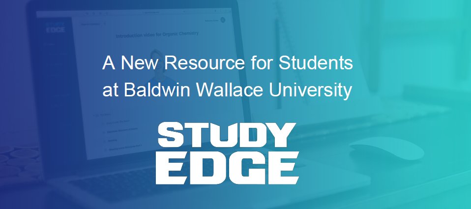 BWLearnCtr's tweet image. Have you heard about Study Edge?  It is a new resource provided by The Learning Center.  Check the BW SMART Tab in Blackboard for login information!