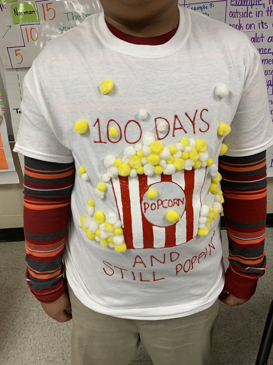 How cute is this shirt??😍 Celebrating the 100th day of school! @WilsonAISD #WEdreambig