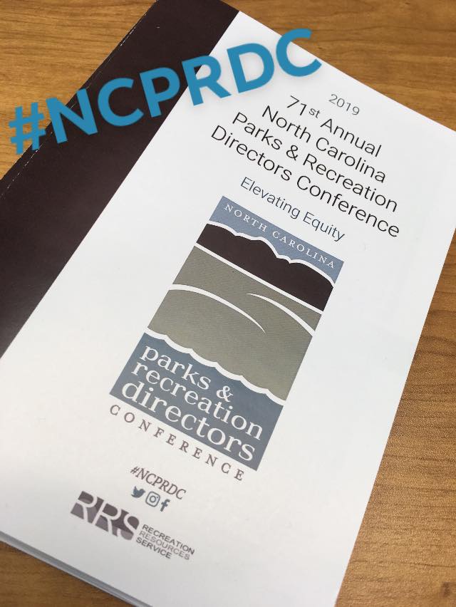 RecResourceServ's tweet photo. Can’t wait the 2019 North Carolina Parks & Recreation Directors Conference later this week. Will you be there?! Post your event photos with the #NCPRDC hashtag. https://t.co/8N5nvMl739