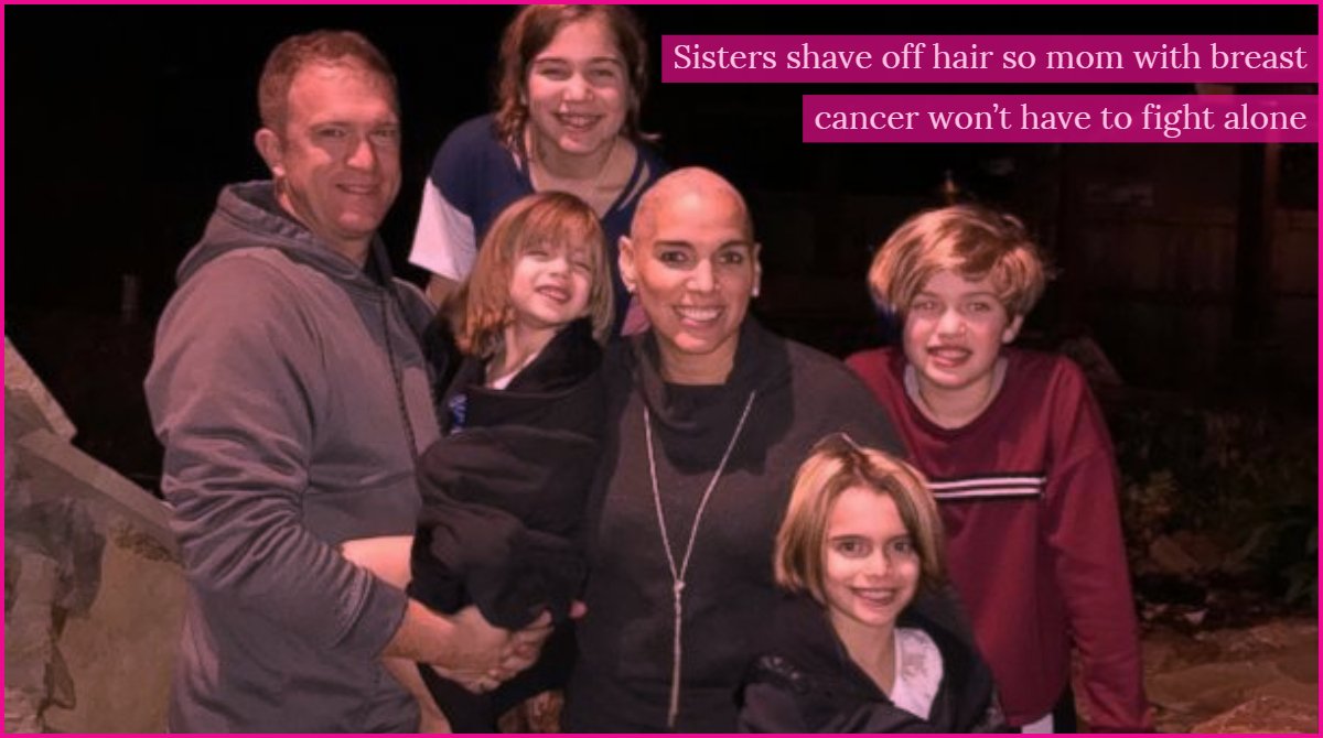 PinkStonePlace's tweet image. Sisters shave off hair so Mom with breast cancer won't have to fight alone. A beautiful story of a grand gesture of love!
yhoo.it/2DaS2O4