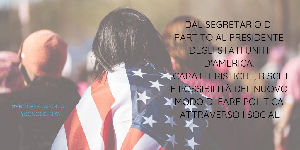 📌#conoscenza📖
Dal segretario di partito al presidente degli Stati Uniti d'America:  caratteristiche, rischi e possibilità del nuovo modo di fare politica attraverso i social 👇:processoaisocialmedia.blogspot.com/2019/02/politi…
#smm19 #sapienzaroma #politics #processoaisocial #USA