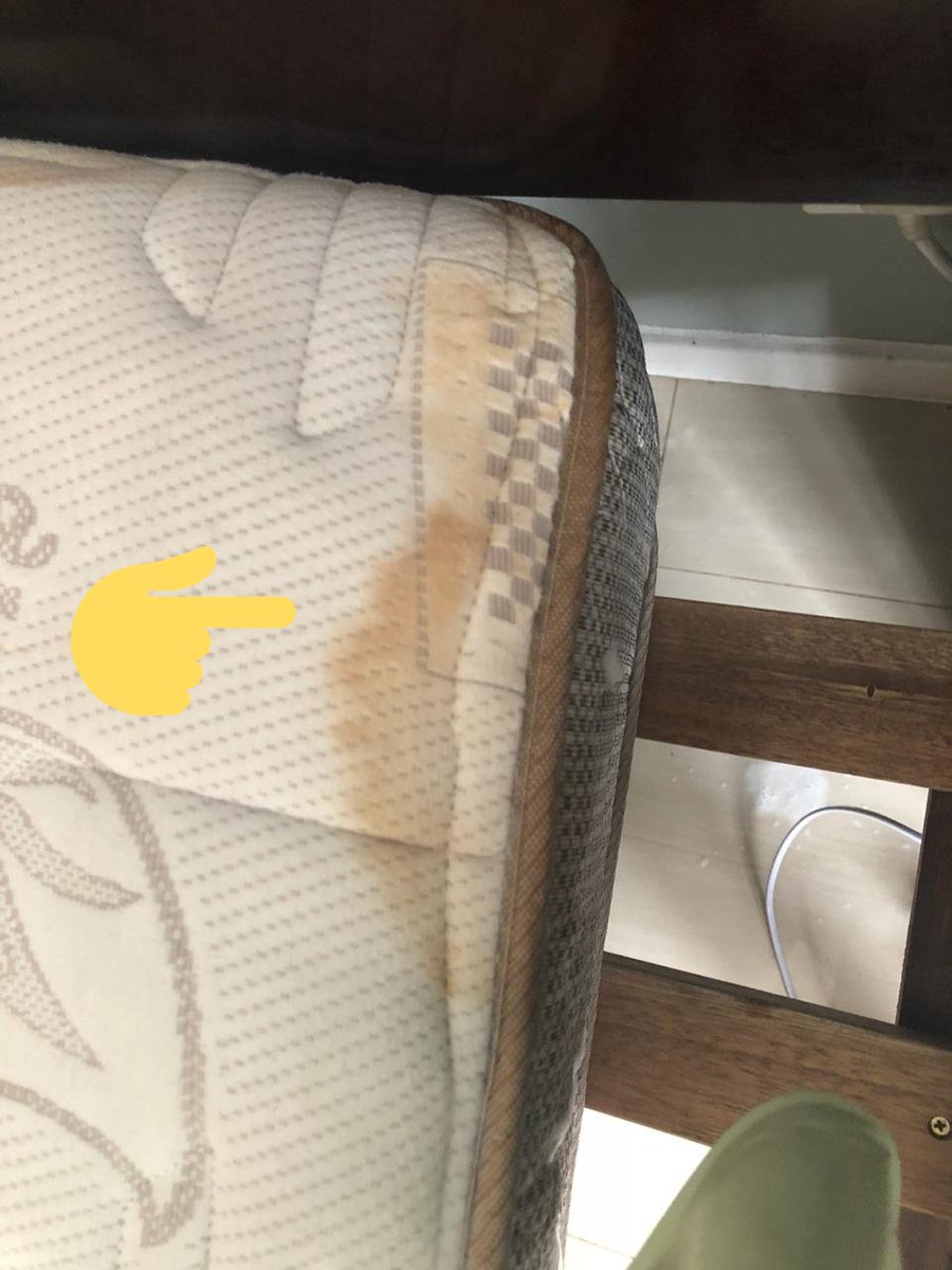 Lavender_Cleans's tweet photo. When we talk about "spick and span" services, this is what we mean.
Here are our before and after pictures of a wine stain on a mattress.

#GirlTalkZA #SupportBlackBusiness @SideHustleAfric https://t.co/LbY0CokS9M