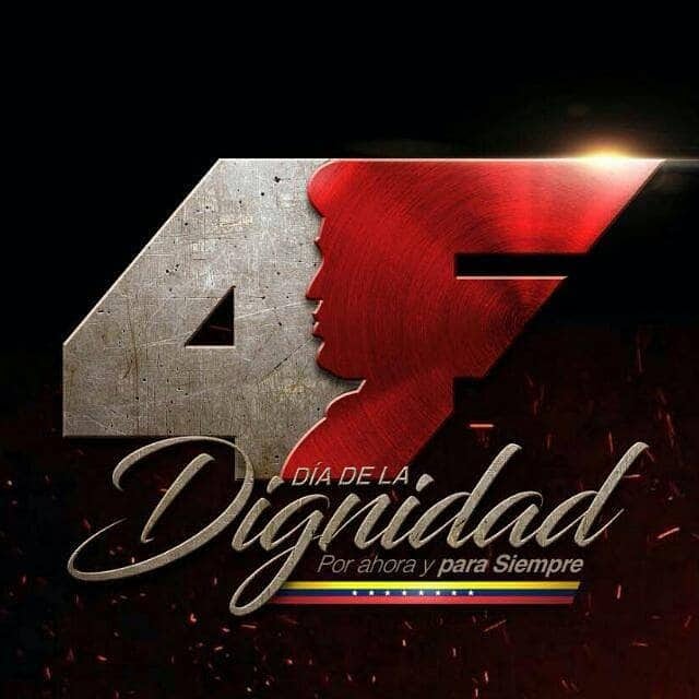 #4FRevoluciónPatriótica día en que el Comandante Chavez le devolvió la Dignidad y la esperanza al Pueblo <a href="/NicolasMaduro/">Nicolás Maduro</a> <a href="/dcabellor/">Diosdado Cabello R</a> <a href="/ConElMazoDando/">Con el Mazo Dando</a>