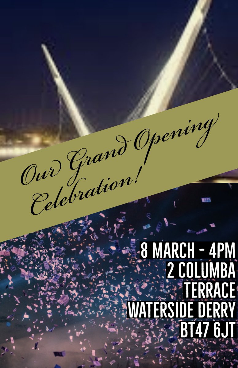 TheAMPDerry's tweet photo. Exciting news everyone! In celebration of @dcsdcouncil Enterprise Week, we will be hosting our Official Launch! Join us on 8 March at 4 PM as we celebrate the North West's only privately owned Incubation Hub!

#newbusiness #Derry #MondayMotivaton #Enterprise #TheAMPDerry https://t.co/2sMdYVjmI1