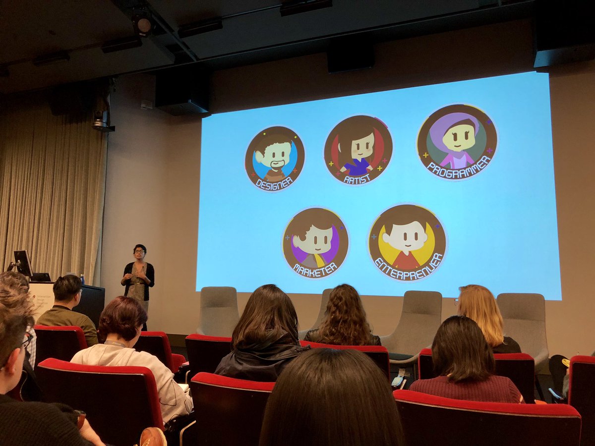 ashlevanss's tweet photo. -@Microsoft Inclusive Tech Lab (notice drum pedal & headrest)
-Panel on XFTs + listening to data vs. intuition
-Talk by @Sadia_Bashir1 on her story as founder of PixelArt Games Academy + her collaborative learning experience model!
My #Interaction19 @ixdaEducation: Day 1/6. https://t.co/ZOKlY7GNq3