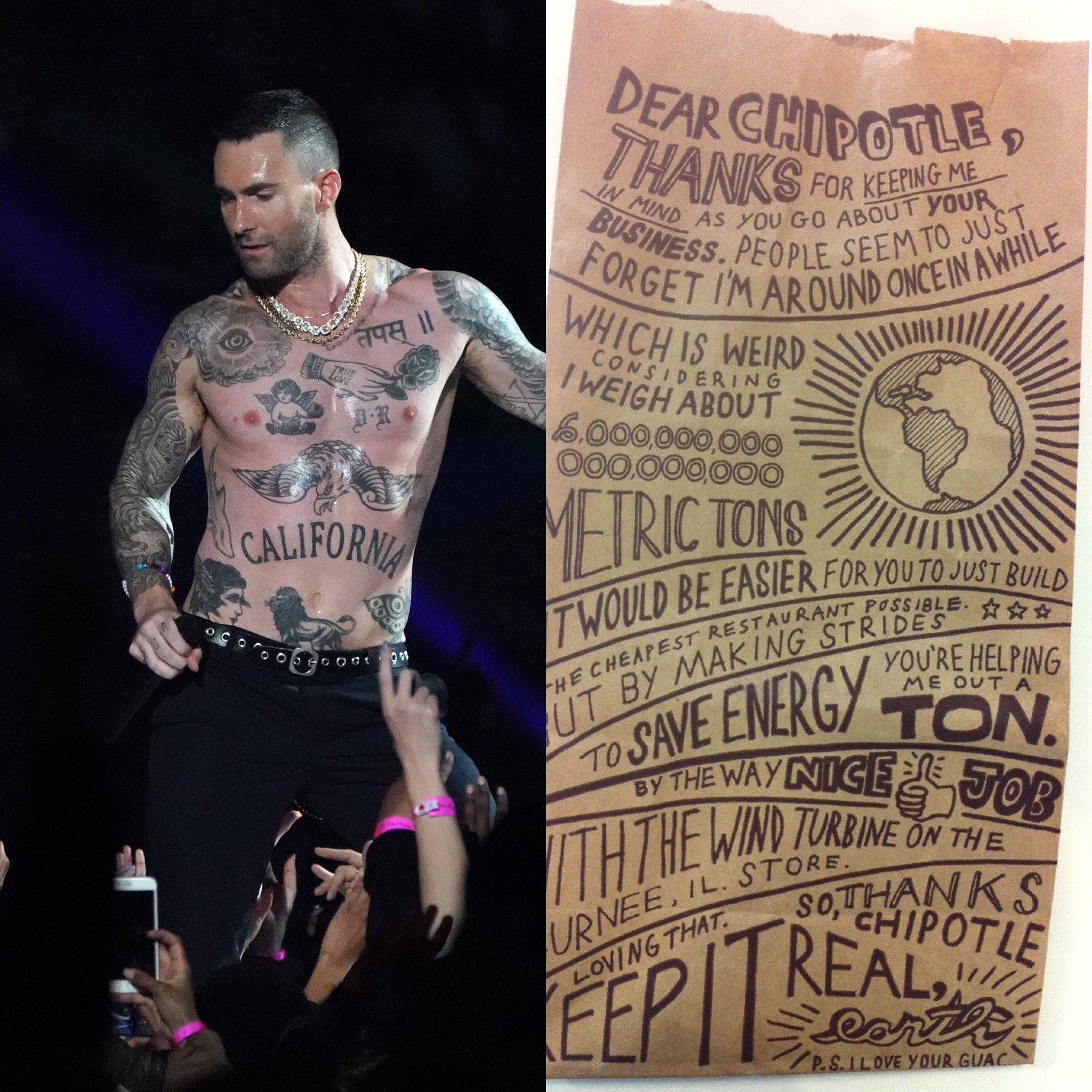 adam levine vs chipotle bag nicebackgroundsforiphone8plus