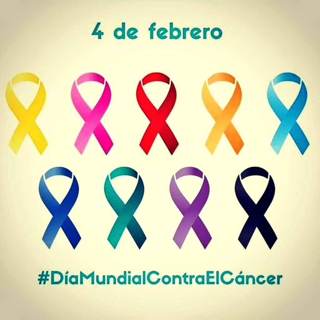 El cáncer es la segunda causa de muerte en el mundo porque son detectados muy tarde, su diagnóstico temprano, fomentar investigación y ayuda psicológica es fundamental para su pronta recuperación.

Una lucha de todos en una batalla para valientes.

 #DíaMundialContraElCáncer