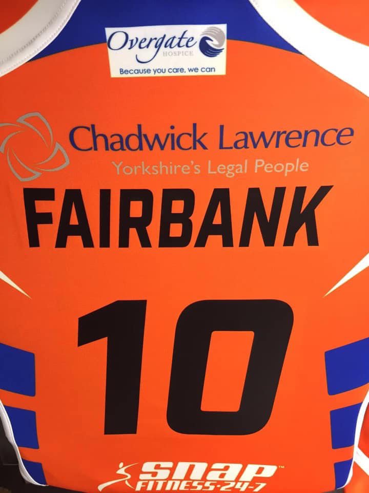 HarryOvergate's tweet image. Thank you to @Halifax_RLFC for chosing us at Charity of the Year for the 2019 season! Love seeing the @OvergateHospice logo on the kit!! #upthefax