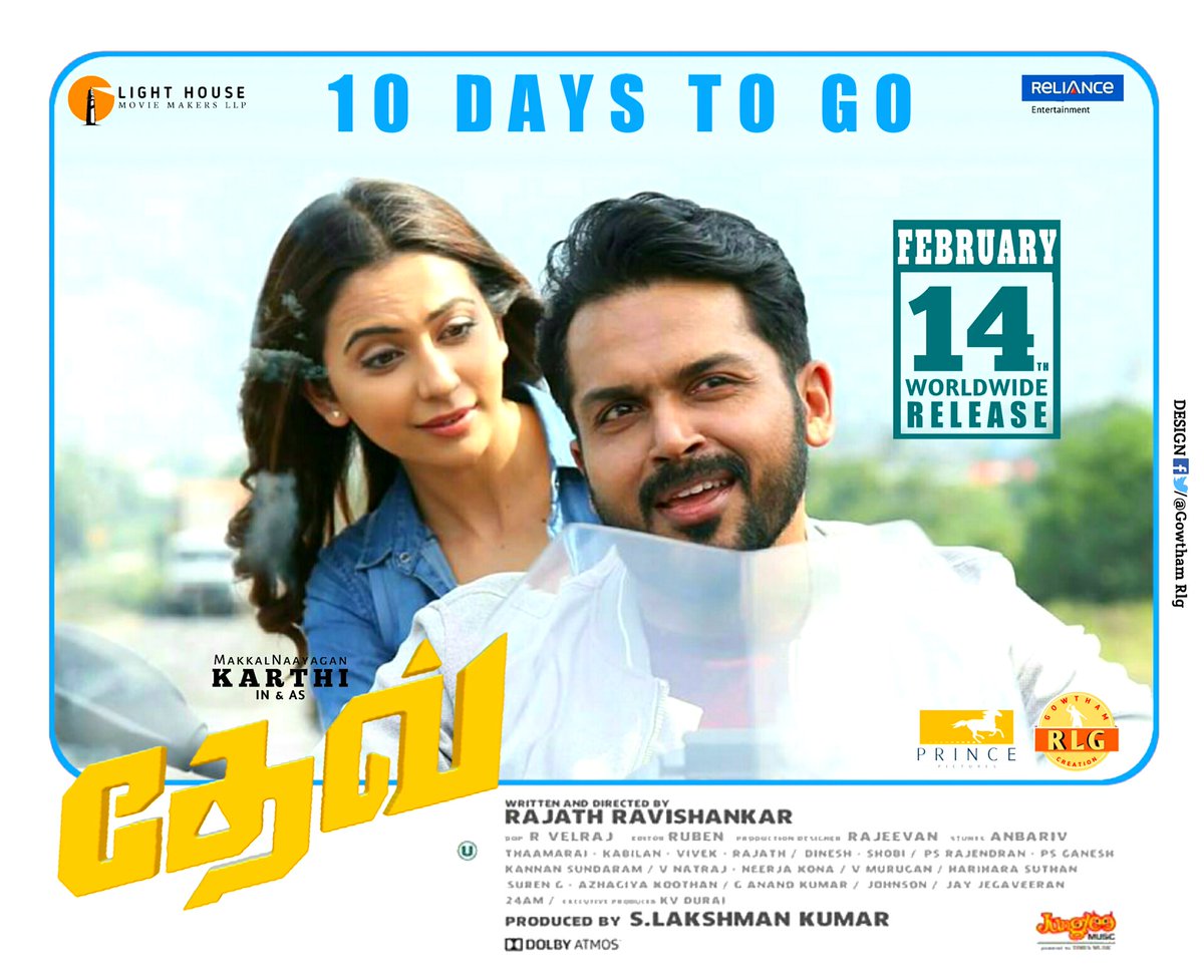 UAEKARTHIFANS's tweet image. #10DaysGoForDevFDFS
Poster Design by @Gowtham_Rlg 👌 

 @Karthi_Offl @Rakulpreet @RajathDir @RelianceEnt @PrincePictures_ @Jharrisjayaraj @DevTheMovie @lakku76