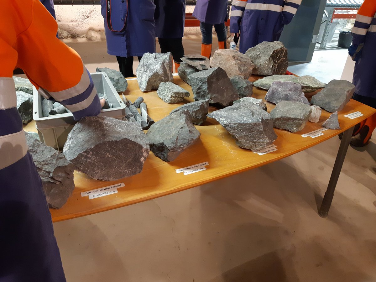 Finland Arctic Antarctic On Twitter Arcticcouncil Sdwg Chair Went Underground To Explore The Outokumpu Kemi Chrome Mine
