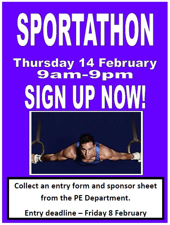 ArmadalePE's tweet photo. Think you can handle a challenge?  The Armadale Academy Sportathon is coming up on Thursday 14 February, 9am-9pm ⚽️🏀🎾🏐🏉🥏🏓🏸🏑🤸‍♀️⛹️‍♂️🤾‍♀️🏊‍♀️🤽‍♂️ Collect your entry and sponsorship form from PE.  Entry deadline is THIS FRIDAY (8 FEBRUARY) @ArmadaleAcademy https://t.co/TClofXffuh