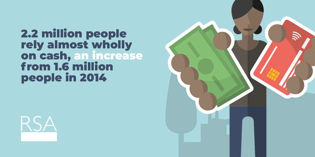 FinHealthEx's tweet photo. ‘Cashing Out’ the new @theRSAorg report featuring research from @ToynbeeHall reveals the hidden costs &amp; consequences of moving to a cashless  society, including risks that bank branch closures pose to small businesses &amp; low income families: Read here:  https://t.co/pej4BxfZwf https://t.co/wd8nhc4kJH