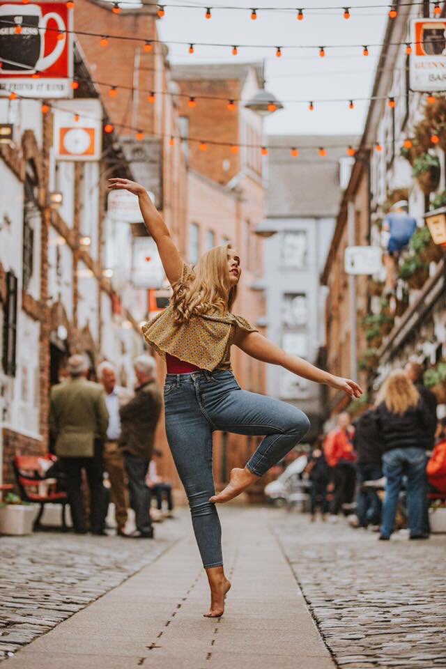 skydavidblevins's tweet photo. Once a ballerina, always a ballerina. Happy 21st Birthday to our daughter Sarah - graceful on the stage and off it. Where do the years go? #DancingQueen https://t.co/h7FytYG2o1