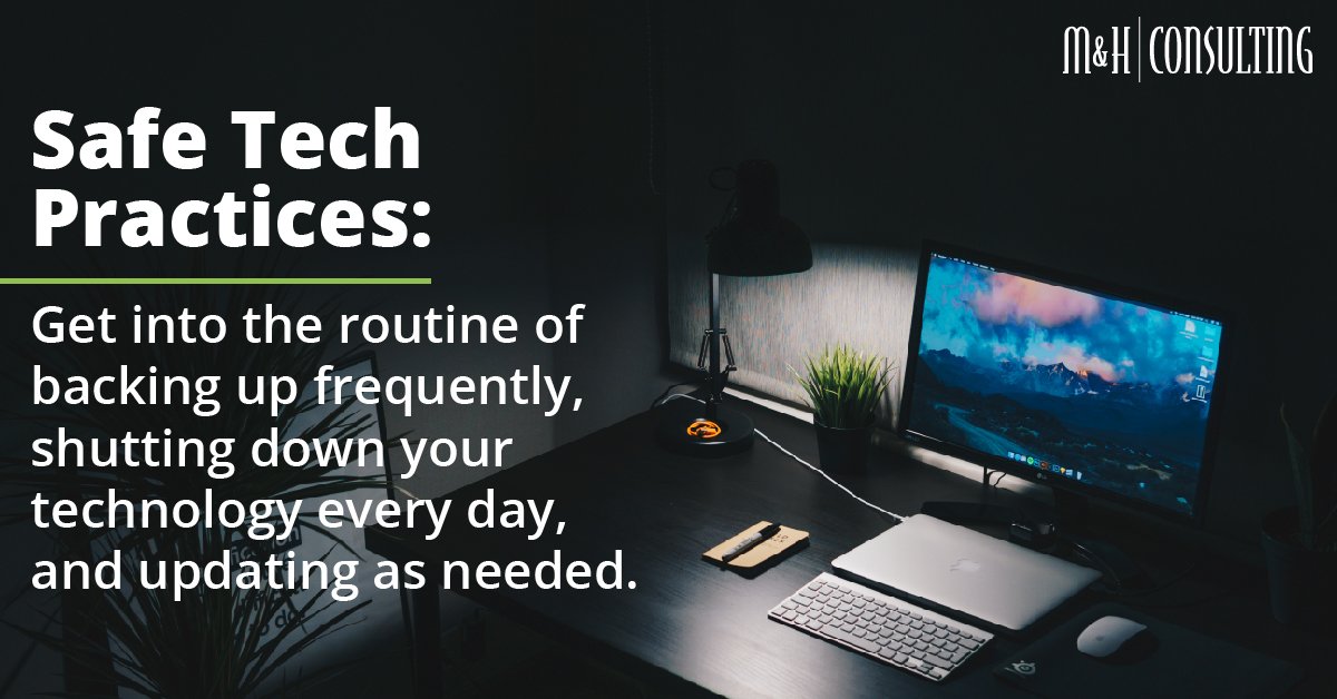 MHConsultingLLC's tweet image. As the new year is in full swing, be sure you’re sticking to your New Year&apos;s resolution. The new year is a great time to start implementing safe tech practices and routines in the business if you haven’t already. #MHConsulting #BusinessIT #OrganizationalTech #BusinessResolutions