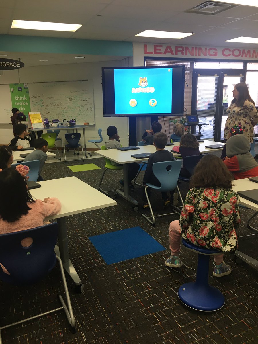 MSerrano15's tweet photo. We are excited to learn about Scratch Jr. this morning! #Glenwoodkidsdeserveit #codingforlittles #scratchjr #funinfirst https://t.co/cjJgN0CkMH