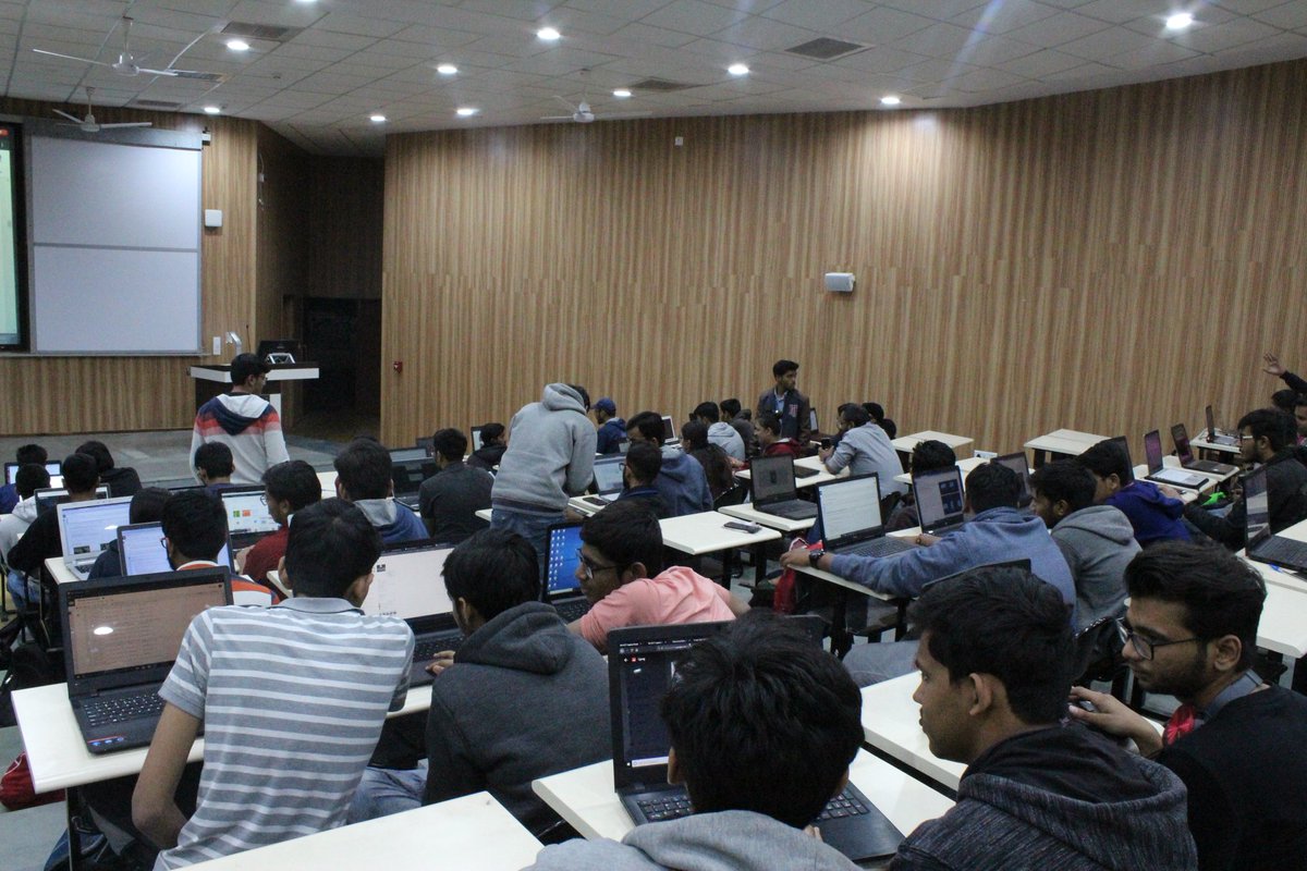 PyDataGN's tweet image. We had a successful #3 iteration of PyData Gandhinagar. 😀
Checkout our Meetup page for information on future meetups. See you next time. 😉
meetu.ps/c/42RRh/GQ1NS/d
Below are a few glimpses of the event, direct from our friends' Institute DAIICT.
@PyDataGN @PyData