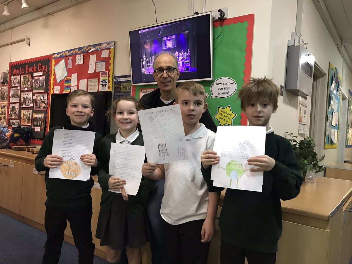 These children have produced some fantastic <a href="/nealzetterpoet/">Neal Zetter Poetry</a> inspired poetry. Well done, R, P, H and P! It’s lovely to see our children so motivated and enthused. It’s been a brilliant day. Do pop along and buy one of Neal’s books. <a href="/hannah_p79/">Hannah Parmenter ♥</a> <a href="/MissSigston/">Miss Sigston</a> <a href="/laurabarker411/">Laura Barker</a>