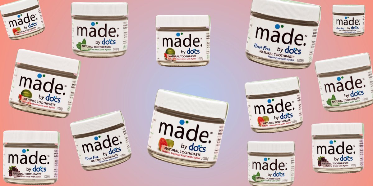 madebydocs's tweet image. Who says toothpaste has to be boring? #MadeByDocs #natural #beauty #oralhealth #brush