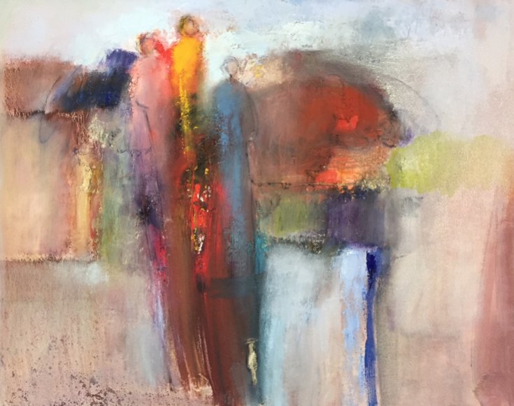 asprockfineart's tweet photo. HE has broken down the wall Ephesians 2:14 by Linda James. She studied under the Chatovs and Wolf Kahn. Shown at the Cahoon Museum of American Art in Massachusetts, she has also received a gold medal at the NY Art Director’s Show. 
#bible #angels #lindajames #chatovs #wolfkahn https://t.co/BUutPhsTMl