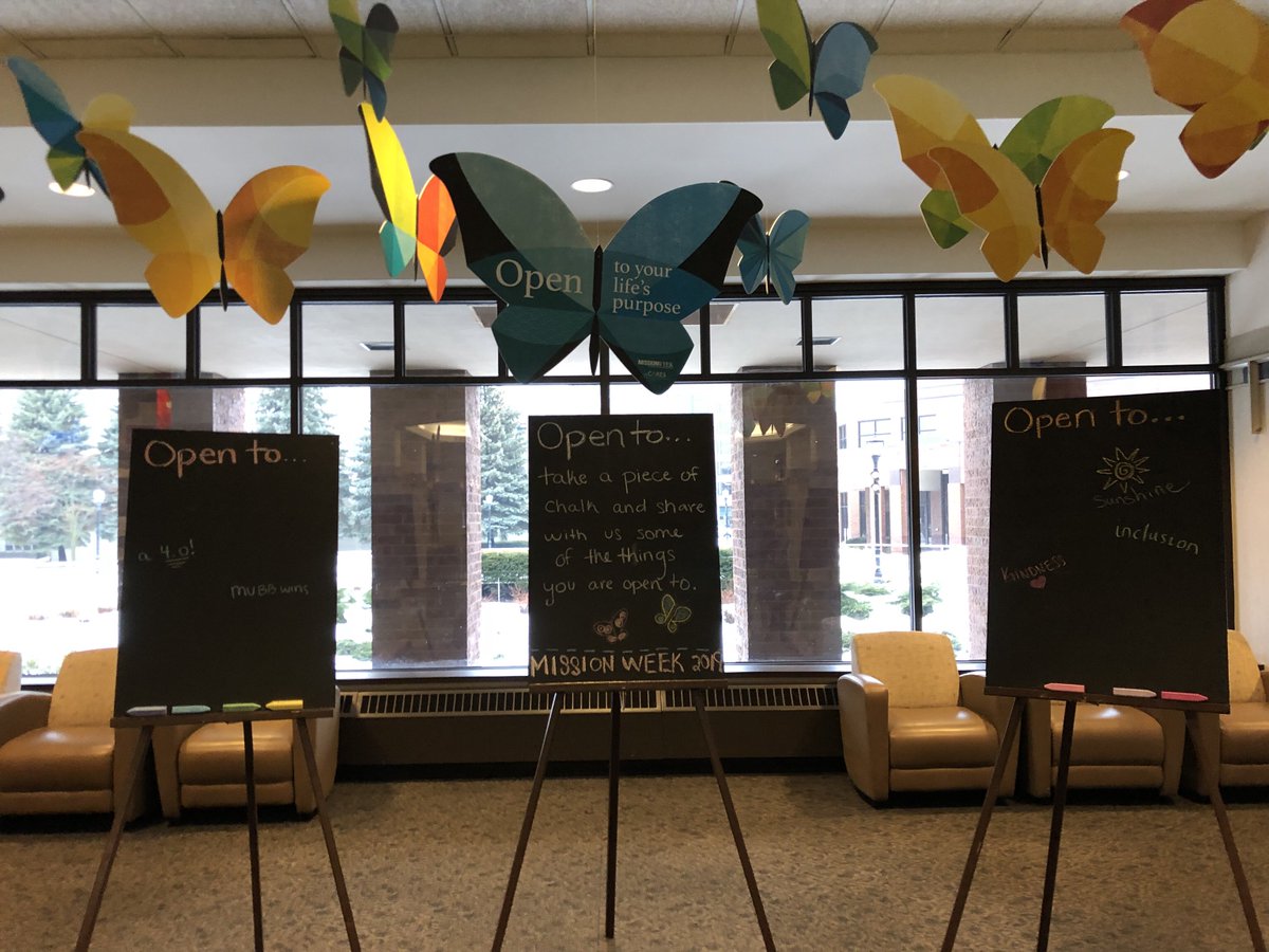 MarquetteToday's tweet photo. Stop by the AMU sometime this week and let us know what you are open to! #MissionWeek2019 https://t.co/4QPBwHzv7A