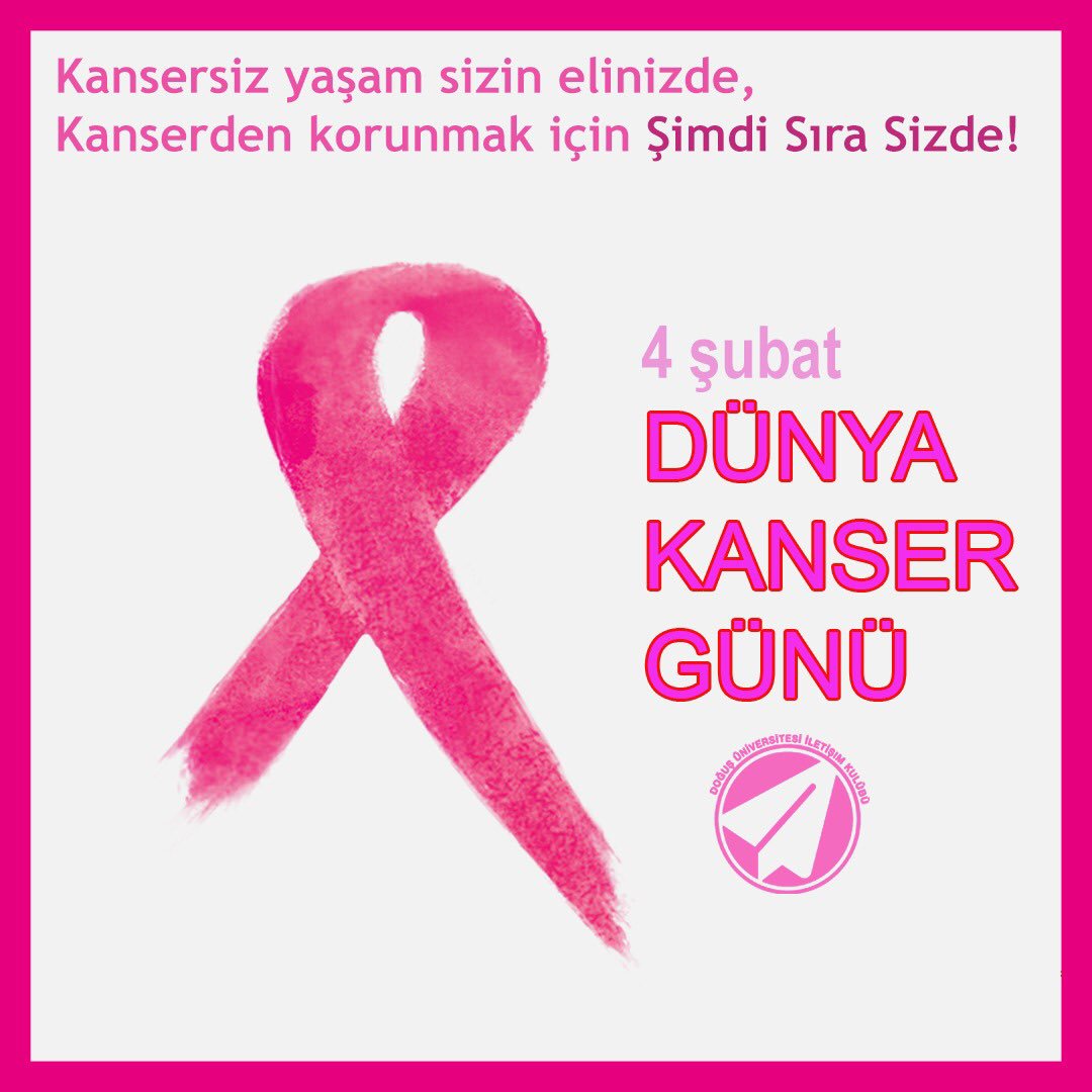 doucomm's tweet photo. Kansersiz bir dünya için; Şimdi Sıra Sizde! ♾

#worldcancerday #4şubatdünyakansergünü #farkındalık #kararlıyımveyapacağım #önemli #kanser #duyarlılık #DünyaKanserGünü https://t.co/0GTe8dtW2d