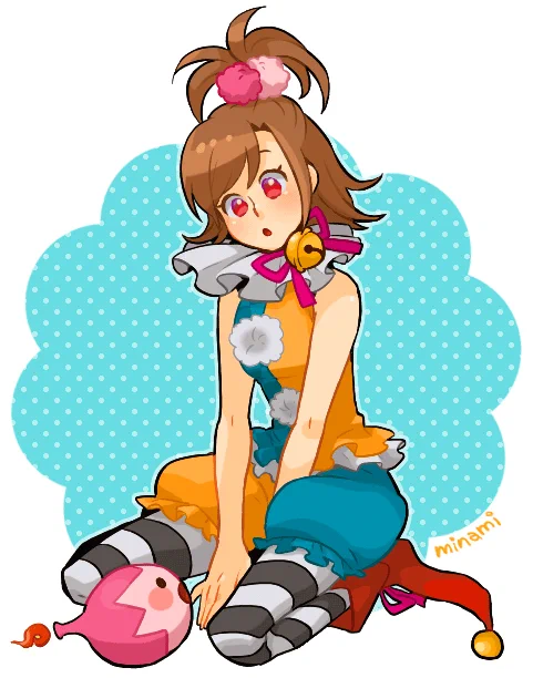 2010年とかの絵なんですけど当時遊んでたアトゲに投稿したやつ～セルフィコーデ絵的な。着せ替え大好きだから楽しかったな～ #ポケットランド #atgames 