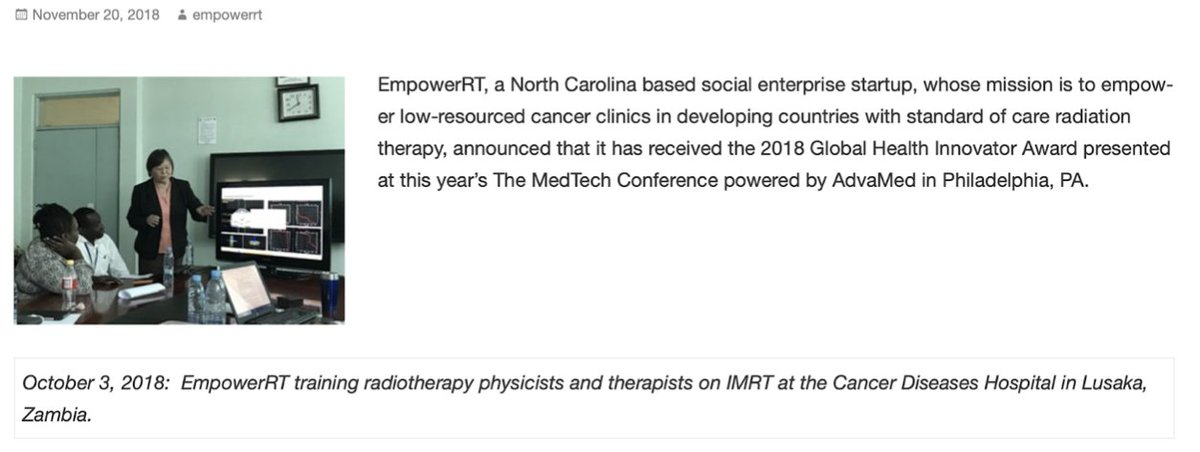 See for yourself how EmpowerRT has been making an impact on the world around you! empowerrt.com/2018/11/20/380/ #CancerCare4All #hope #treatment #cancer #cancertreatment #radiationtherapy #globalhealth