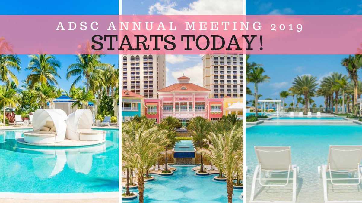 ADSC_IAFD's tweet image. Stay tuned to our Facebook, Instagram, Twitter, &amp;amp; LinkedIn for all the latest updates on the ADSC Annual Meeting 2019! 
Attendee's feel free to tag us in your posts!
#ADSCIAFD #ADSCAnnualMeeting2019