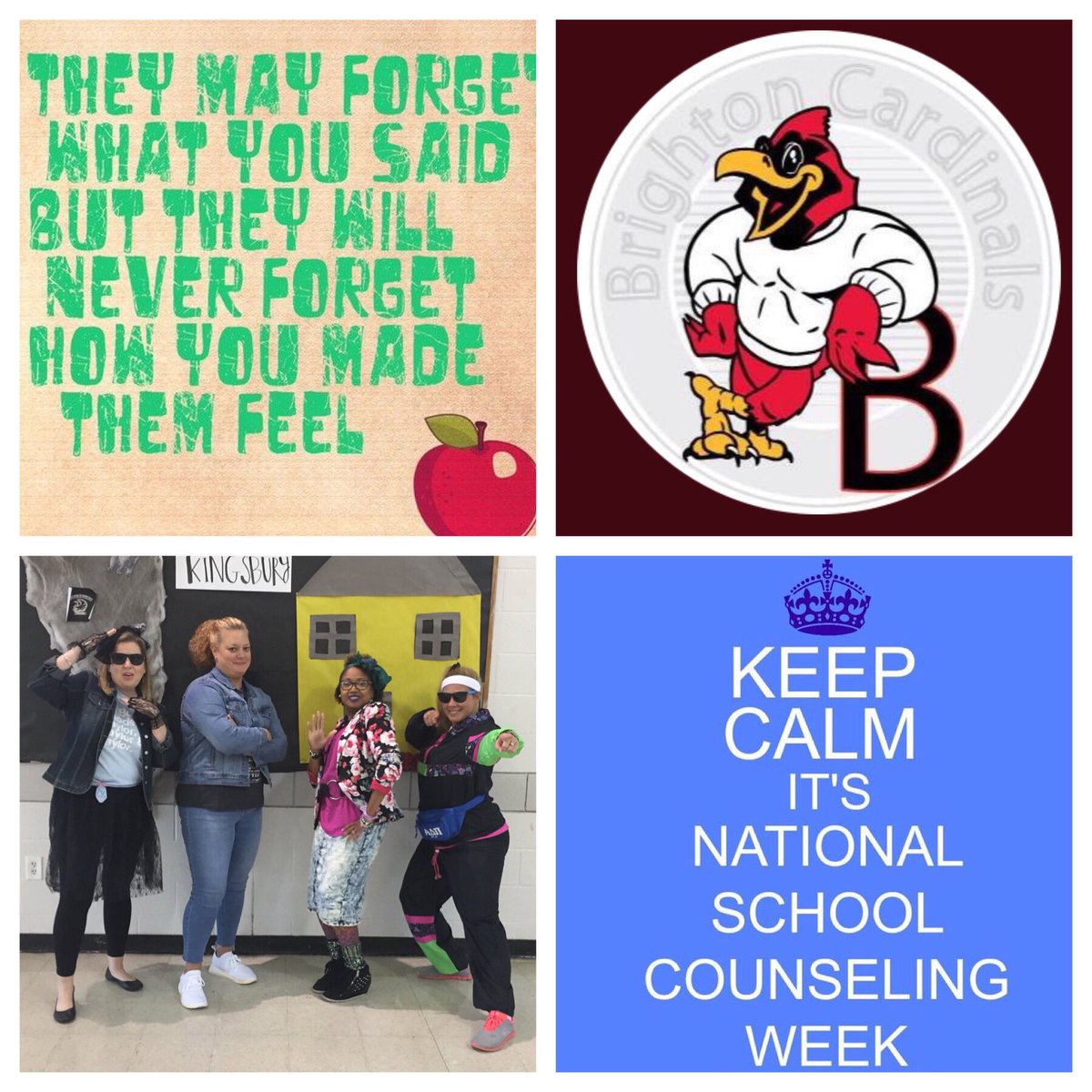 BrightonHighTN's tweet image. It’s National School Counseling Week! Pam Moffatt, Mary Jackson, Nina Makris, and Dwana Sneed work tirelessly each day for our students and we are so blessed to have them here! #NationalSchoolCounselingWeek #checkemout @BHSCounselorsTN