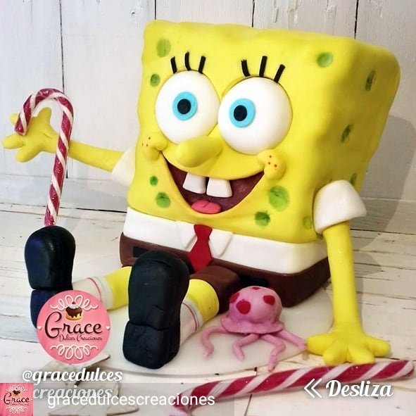 GraceDulces's tweet photo. ¿Quién vive en la Piña debajo del mar? ¡BOB ESPONJA! Otra espectacular tarta 3D de Grace Dulces Creaciones que tienes que probar! Esta #Tarta está hecha de rico y "esponjoso" bizcocho de vainilla y rellena de crema de chocolate.
#Venezuela
#4Feb
#GastroMLG19
#DiaMundialCancer https://t.co/6zCPhTensy
