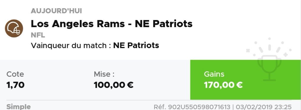 nononinho10's tweet photo. Bonsoir à tous je me suis lancée dans une gestion de Bankroll perso avec un capital de départ de 1000€ et des bets régulier d'une mise de 100€, vous pouvez suivre ici tous mes bets https://t.co/YFX6lvjWSC Je poste également mes bets.

Bonne soirée à tous ✌️🙂

Nono https://t.co/EhRj76mIcr