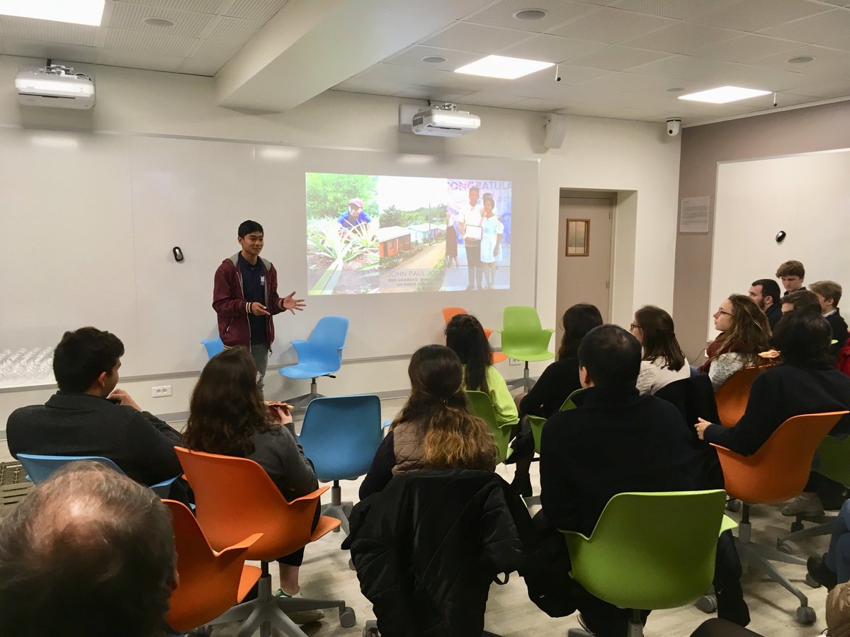 ElideReals's tweet image. Thank you JaiPee Jose from SEED Philippines for presenting the vision and the values of this unique school dedicated to rural development through education and hands-in learning @GKEurope @HECParisSnO