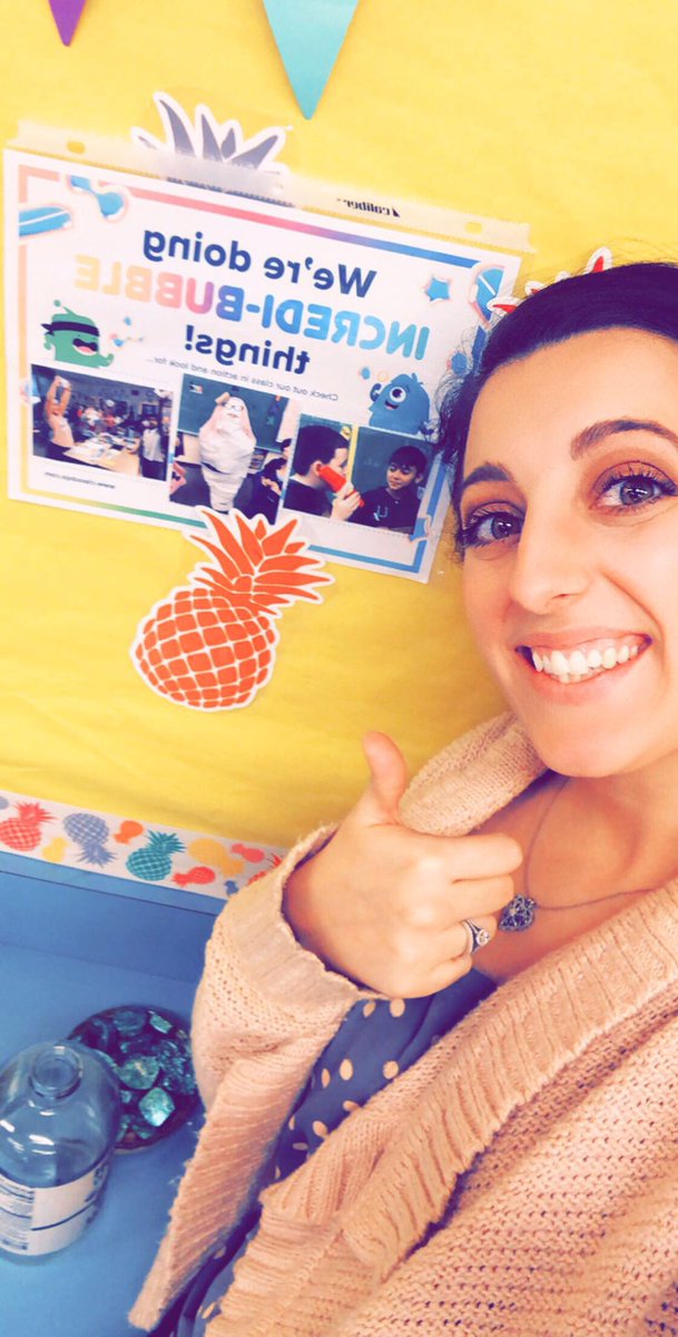 MrsPSaysTeach's tweet photo. @ClassDojo In 4th grade we’re doing Incredi-BUBBLE things! #ClassDojo https://t.co/PrVz8aR10t