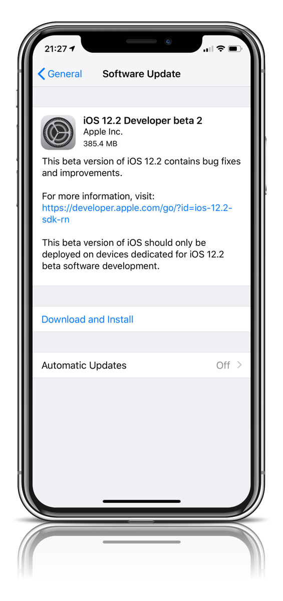 MaxdMerc's tweet photo. iOS 12.2 Developer beta 2
#iOS122DevBeta2 https://t.co/peMeqSN9i7
