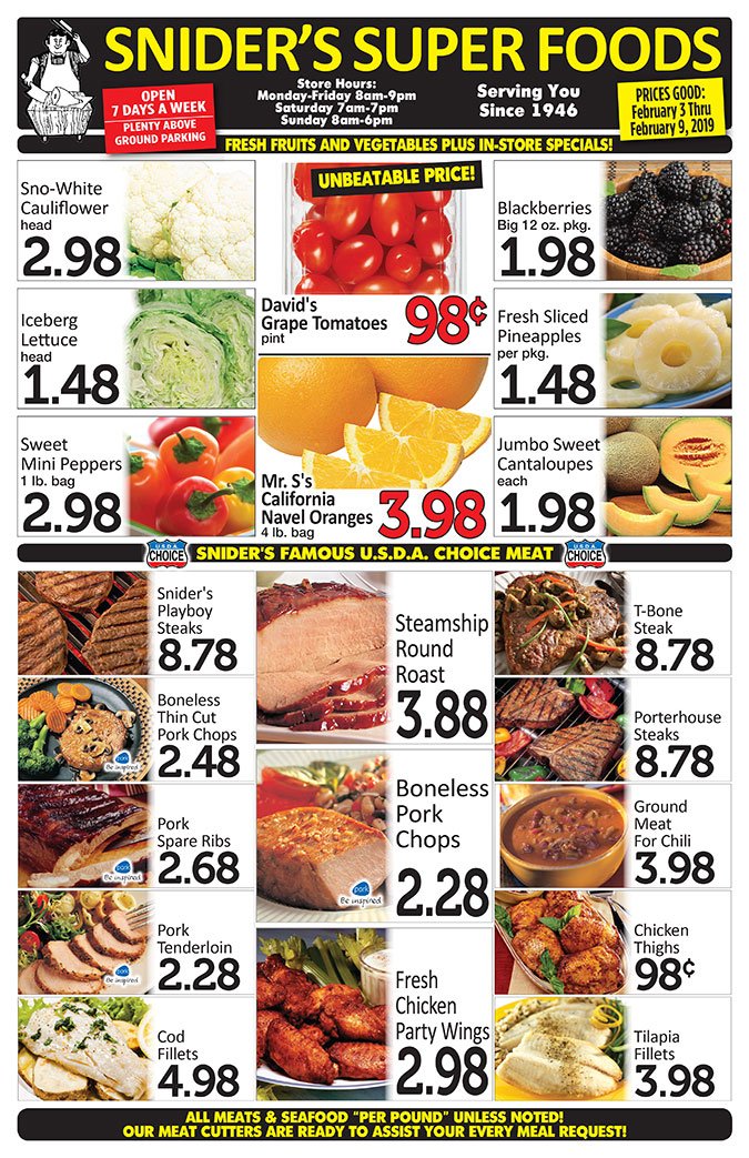 Snider's Super Foods (snidersfoods) Twitter