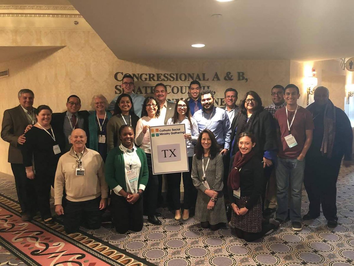 RobertoDNavarro's tweet photo. Gathered with fellow Catholic Texans in Washington DC during the last few days to attend the annual Catholic Social Ministry Gathering. Tomorrow, we will go to meet our state's lawmakers in Congress to advocate for domestic and international poverty programming. #CRS,#CSMG19 https://t.co/m2vj8lLxAQ