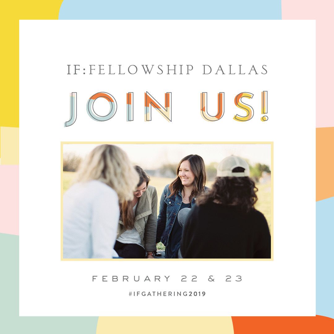 FellowshipDTX's tweet photo. Fellowship Women: join us for IF:Gathering on February 22 &amp; 23 at Fellowship Dallas. We'll be streaming portions of the conference along with live worship, discussion, and more. It's going to be a fun and inspiring weekend! Visit https://t.co/Rz8Fo7Sfp1 to register. https://t.co/506NKJyxlx